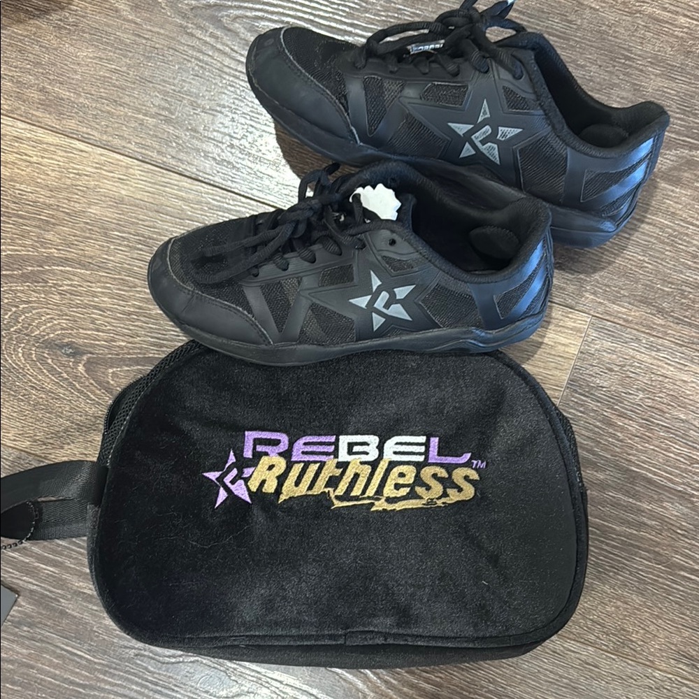 Girls Rebel Ruthless Blackout Cheer Shoes